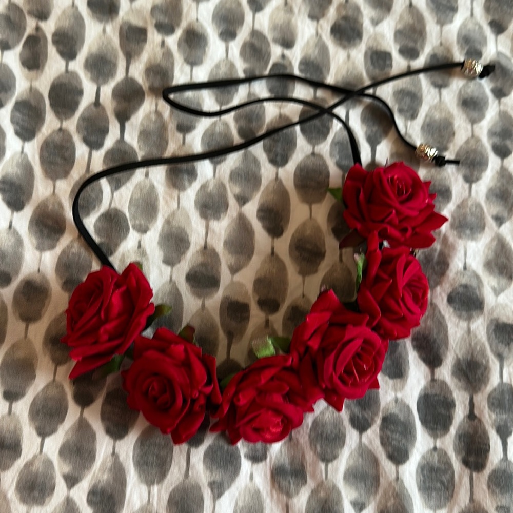 Faux Crown of Roses | Flower Crown